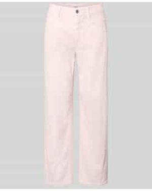 Cambio Loose Fit Jeans Met Steekzakken Model 'Elin' - Roze