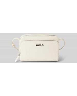 HUGO Handtasche Mit Label-Applikation Modell 'Chris' - Natur