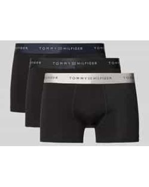 Tommy Hilfiger Regular Fit Boxershort Van Katoenmix - Zwart