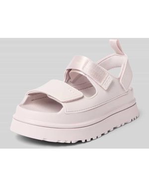 UGG Sandalette mit Plateausohle Modell 'GOLDENGLOW' - Pink