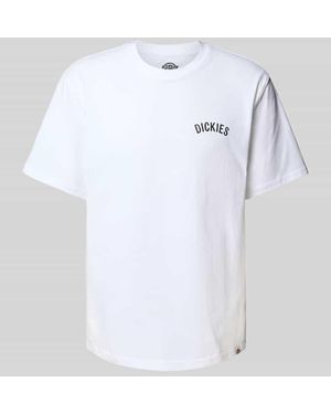 Dickies T-Shirt mit Label-Print - Weiß