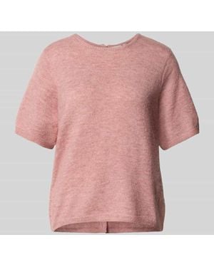 Ichi Strickpullover mit Rundhalsausschnitt Modell 'KAMARA' - Pink