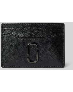Marc Jacobs Kartenetui mit Zier-Applikation - Schwarz