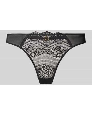 Lascana String mit Applikation Modell 'Elenora' - Grau
