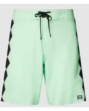 Billabong Zwembroek Met Labelpatch - Groen
