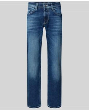 M·a·c Straight Leg Jeans im 5-Pocket-Design - Blau