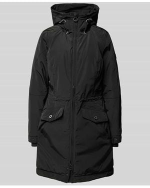 Wellensteyn Shaped Fit Parka Mit Kapuze Modell 'Cucilla' - Schwarz