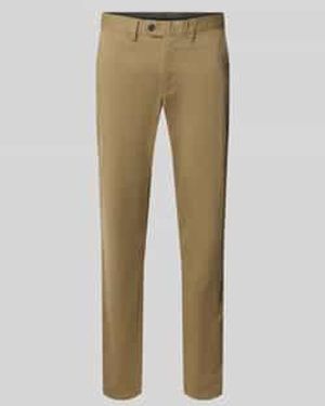 Christian Berg Men Chino Met Achterzakken - Naturel