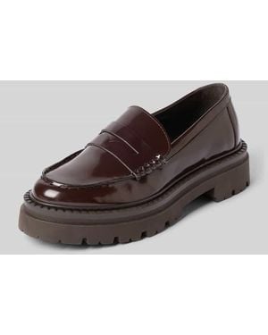 Steve Madden Loafer in Leder-Optik Modell 'Katja' - Braun