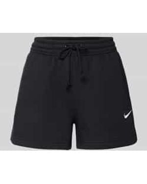 Nike Sweatshorts Met Logo Model 'Phoenix' - Zwart