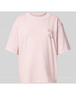 Jake*s T-Shirt Mit Logo-Print - Pink