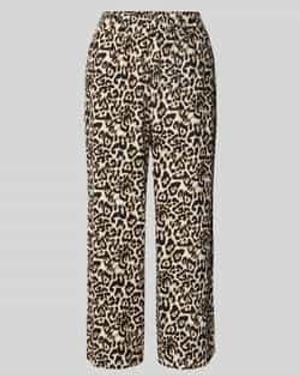 B.Young Linnen Broek Met Elastische Band - Wit