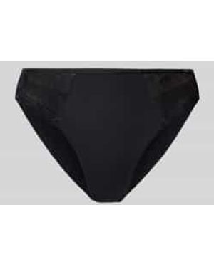 SKINY Slim Fit Bikinibroekje Met Kant, Model 'Initial' - Zwart