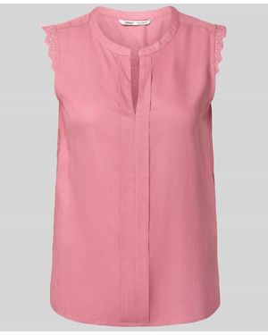 ONLY Regular Fit Blusentop aus reiner Viskose Modell 'KIMMI' - Pink