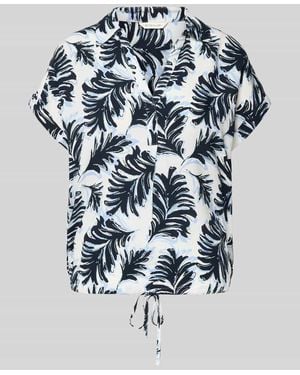 Tom Tailor Relaxed Fit Tunika aus reiner Viskose - Blau