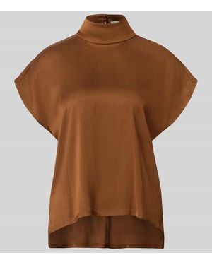 DRYKORN Regular Fit Bluse aus Satin Modell 'ALARIA' - Braun