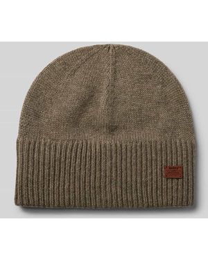 Barts Beanie Mit Label-Applikation Modell 'Lacke' - Braun