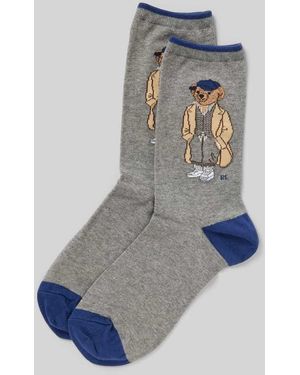 Polo Ralph Lauren Socken mit Label-Detail - Blau