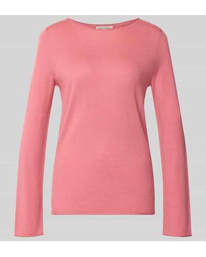 Marc O' Polo Regular Fit Pullover aus reiner Schurwolle - Pink