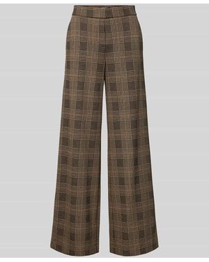 Seductive Wide Leg Weite Hose aus Viskose-Mix Modell 'NALEY' - Braun