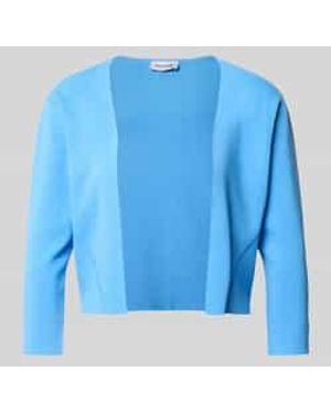 MORE&MORE Gebreid Jack Van Viscosemix Met 3/4-Mouw - Blauw