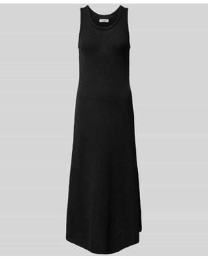 Marc O' Polo Strickkleid mit Rundhalsausschnitt - Schwarz
