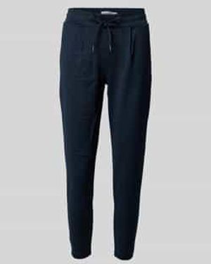 Ichi Sweatpants Met Elastische Band, Model 'Kate' - Blauw
