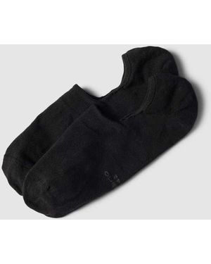 Camano Sneakersocken Mit Label-Detail Modell 'Invisible' - Schwarz