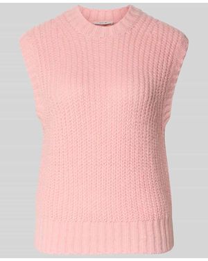 Opus Pullunder mit Woll-Anteil in Strick-Optik Modell 'Portuna' - Pink