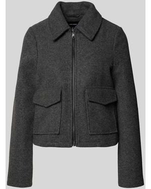 Vero Moda Regular Fit Jacke mit Pattentaschen Modell 'SAFIR' - Schwarz