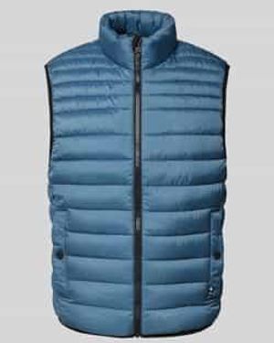 Tom Tailor Regular Fit Bodywarmer Met Waterafstotende Functie - Blauw