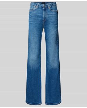 Pepe Jeans Flared Bootcut-Jeans aus Baumwoll-MIx Modell 'WILLA' - Blau