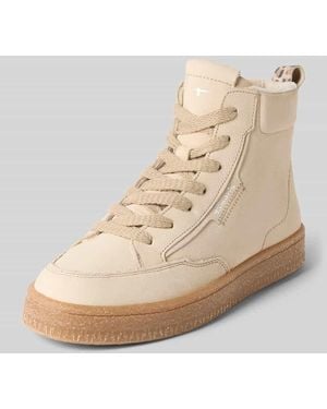 Tamaris Sneaker aus echtem Rindsleder - Natur