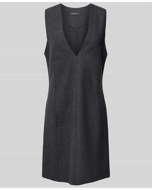 Marc Cain Minikleid Mit V-Ausschnitt - Schwarz