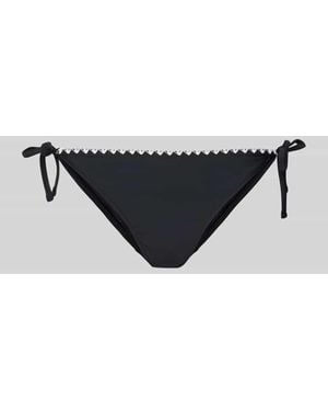Jake*s Bikini-Hose mit Ziernaht - Schwarz