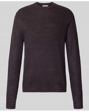 Only & Sons Pullover mit gerippten Abschlüssen - Blau