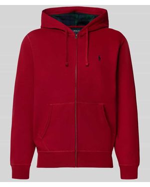 Polo Ralph Lauren Sweatjacke mit Kapuze - Rot