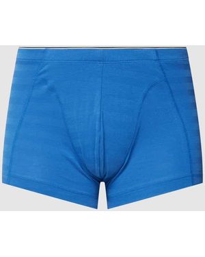 Schiesser Trunks Mit Elastischem Bund - Blau