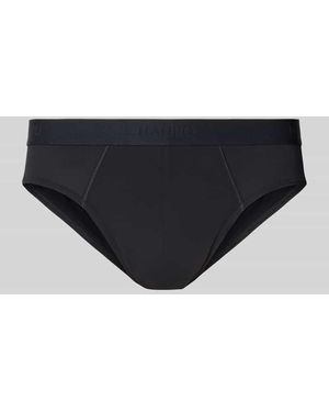 Hanro Slip aus besonders leichter, anschmiegsamer Mikrofaser - Schwarz