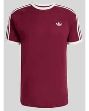 adidas Originals Regular Fit T-Shirt Met Gestikt Logo - Rood