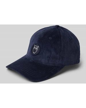Knowledge Cotton Cap in Cord-Optik Modell 'Corduroy' - Blau