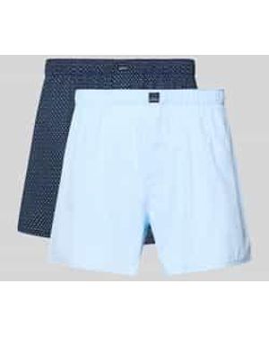Christian Berg Men Boxershorts Met Elastische Band - Blauw