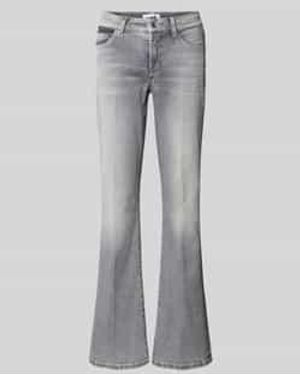 Cambio Flared Jeans Met 5-Pocketmodel, Model 'Paris' - Grijs