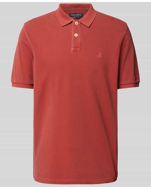 Marc O' Polo Regular Fit Poloshirt aus reiner Baumwolle - Rot
