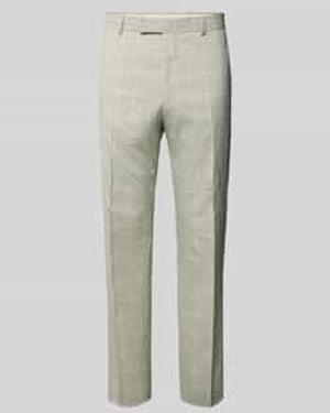 Strellson Regular Fit Pantalon Met Persplooien - Naturel