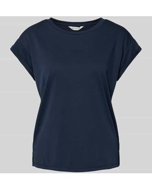 MSCH Copenhagen T-Shirt aus Modal-Mix Modell 'Birdia' - Blau