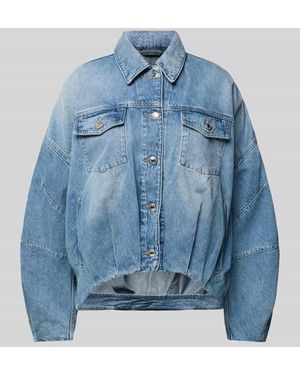 DRYKORN Oversized Jeansjacke mit Lyocell-Anteil Modell 'BLAXTON' - Blau