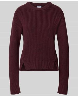 Jake*s Slim Fit Pullover aus reiner Baumwolle - Rot