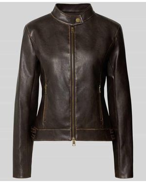 Liu Jo Jacke in Leder-Optik Modell 'Tess' - Schwarz