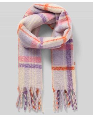 Barts Schal mit Fransen Modell 'Loriant' - Pink